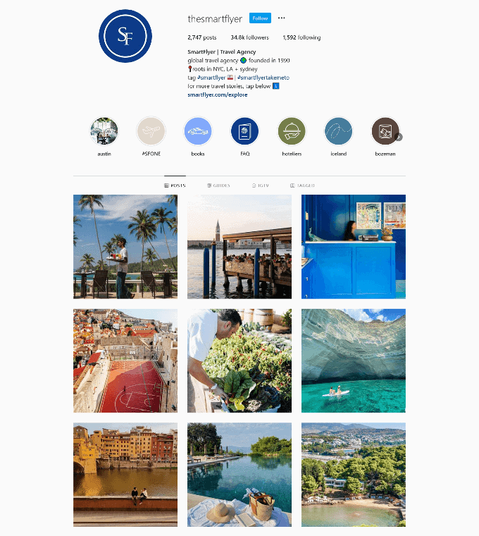 SmartFlyer Instagram Profile