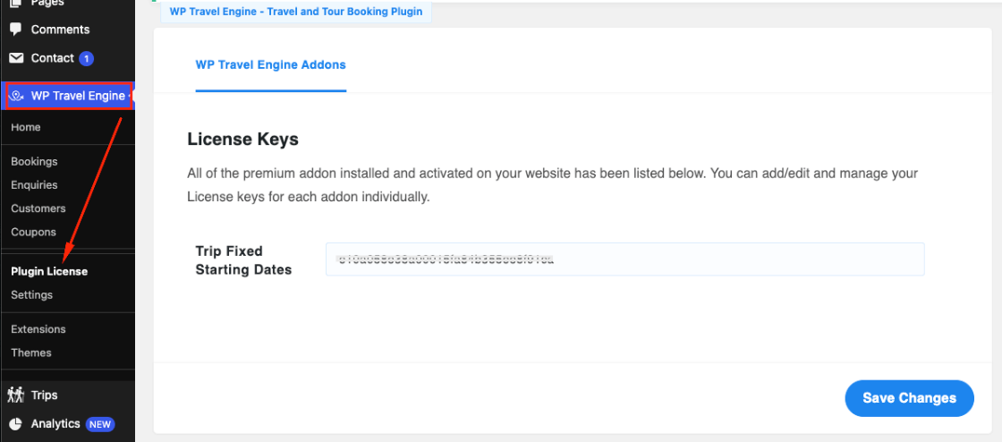 Licensing Policy - WP Travel Engine