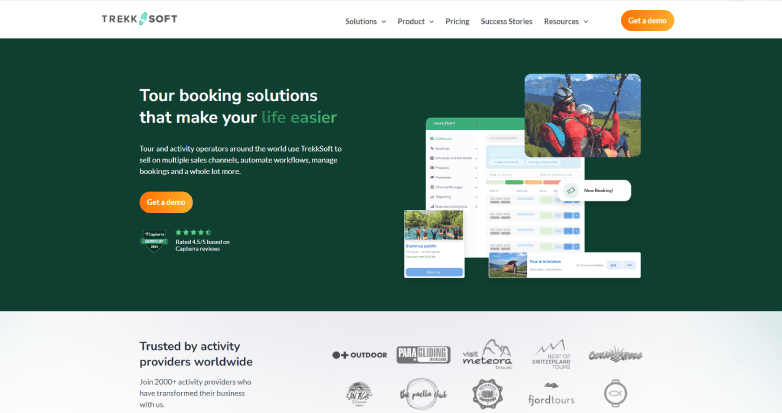 trekksoft homepage