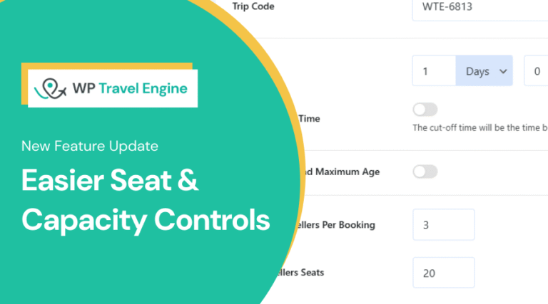 Capacity Control Package New Release: Easier Seat and Capacity Controls