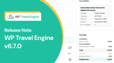 WP Travel Engine v6.7.0