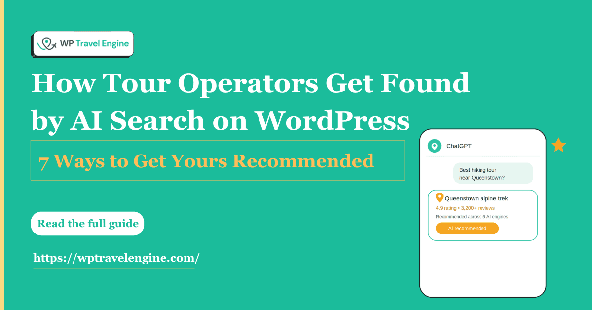 How Tour Operators Get Found by AI Search on WordPress