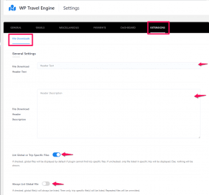 File Downloads - WP Travel Engine
