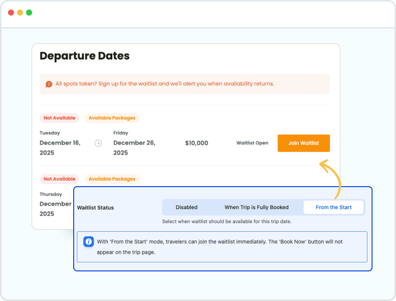 Measure Interest Before Bookings Open