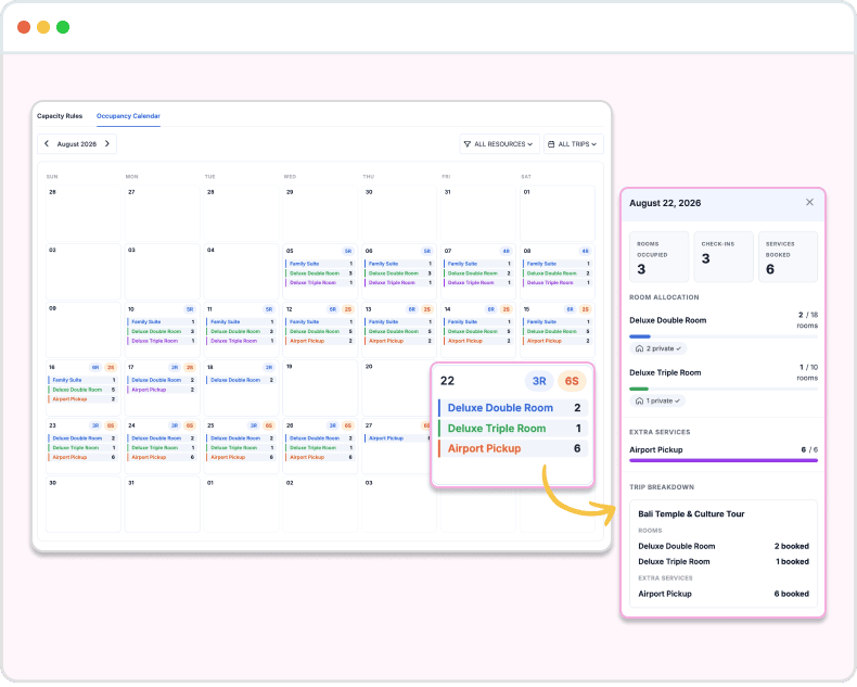 Occupancy Calendar